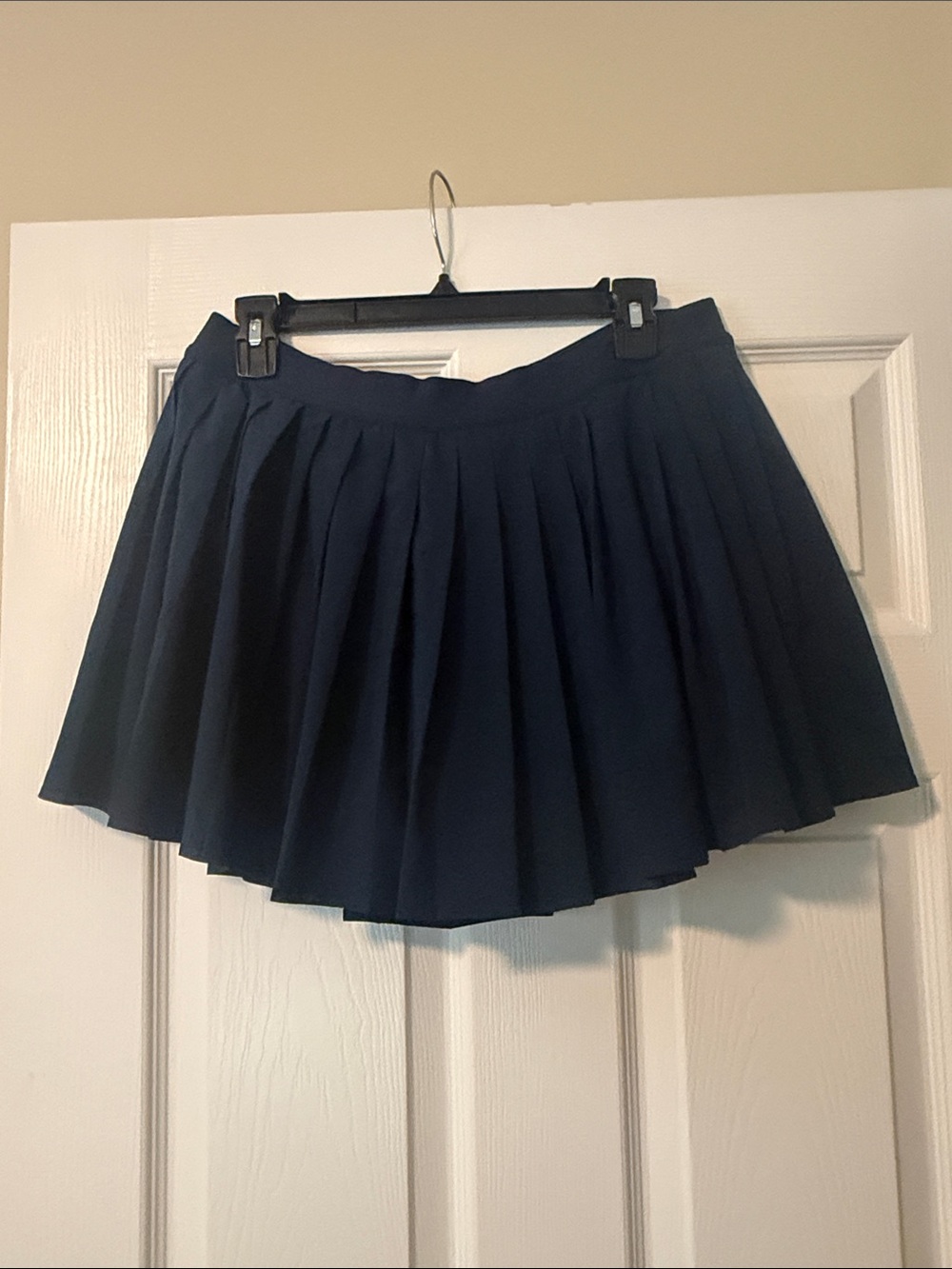 lululemon athletica Navy Pleated Athletic Mini Skirt